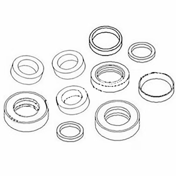 Hydraulic Arm Cylinder Piston Seal Kit Fit Yanmar VIO501 Excavator, Aftermarket, Mfr#: 172425-72600
